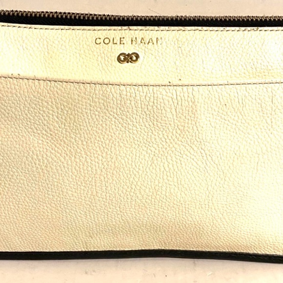 Cole Haan Cream and Black Crossbody Bag - Picture 3 of 7